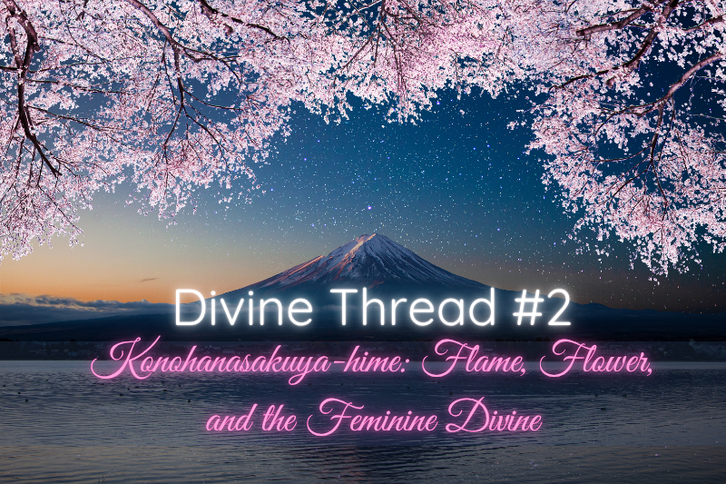 Konohanasakuya-hime Japanese mythology goddess of blossoms and fire